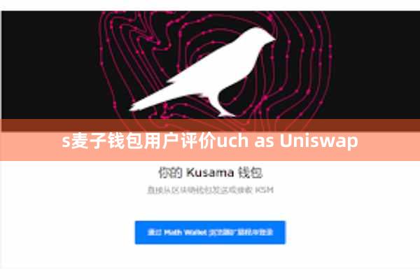 s麦子钱包用户评价uch as Uniswap